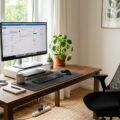 Arbejdsskrivebord hjemme: Møbler og setup